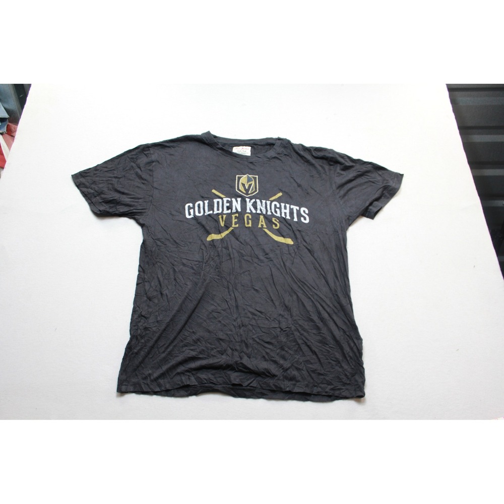 Red Jacket Vegas Golden Knights Men Extra Large Black Excellent Graphic Tee